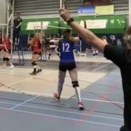Dames 1 gedegradeerd, ondanks 2 punten in laatste uitwedstrijd