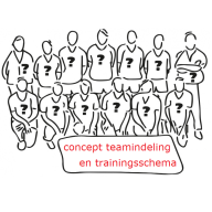 Concept teamindelingen en trainingstijden 2024-2025