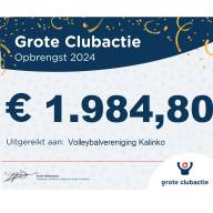 Bijna 2000 euro opgehaald met Grote Clubactie