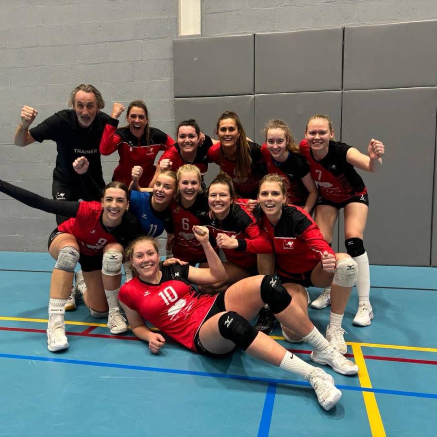 Dames 1 knokt zich naar overwinning in Eindhoven