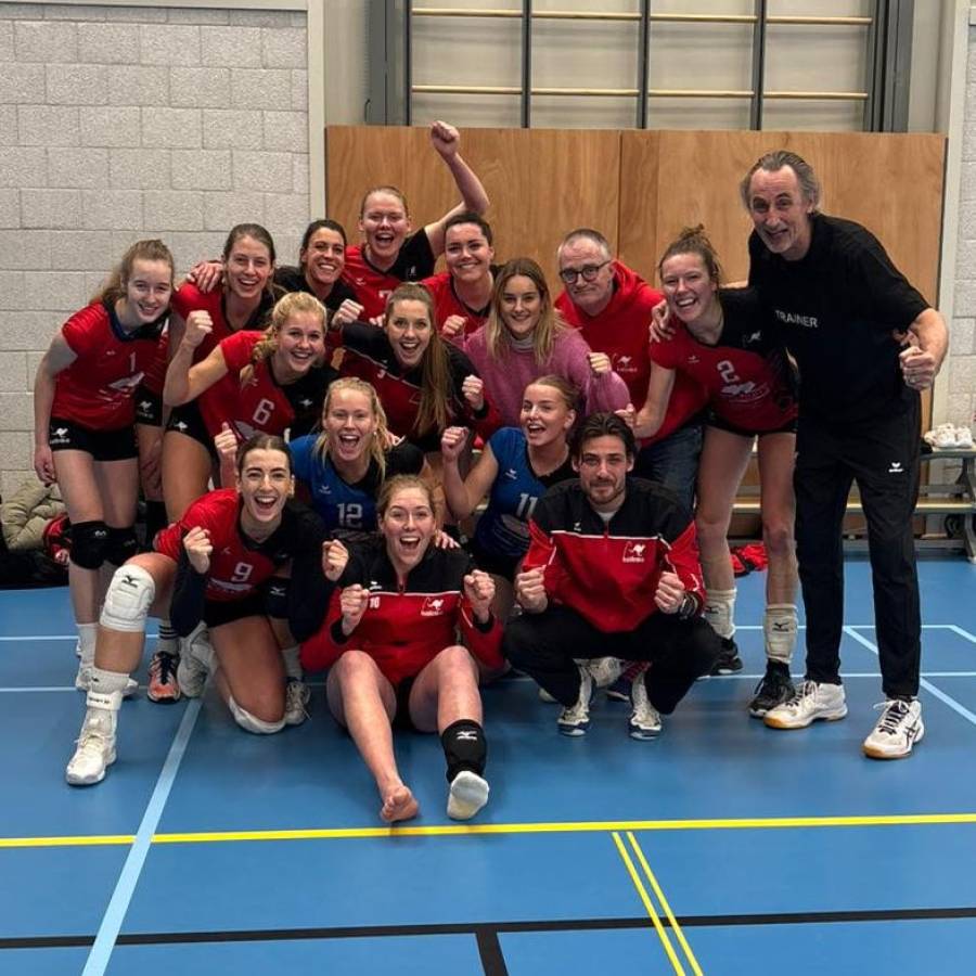 Zwaarbevochten overwinning van Dames 1 in Sliedrecht