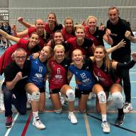 Dames1 laat set 2 glippen, maar wint verder met overtuiging van Tilburg DS 2