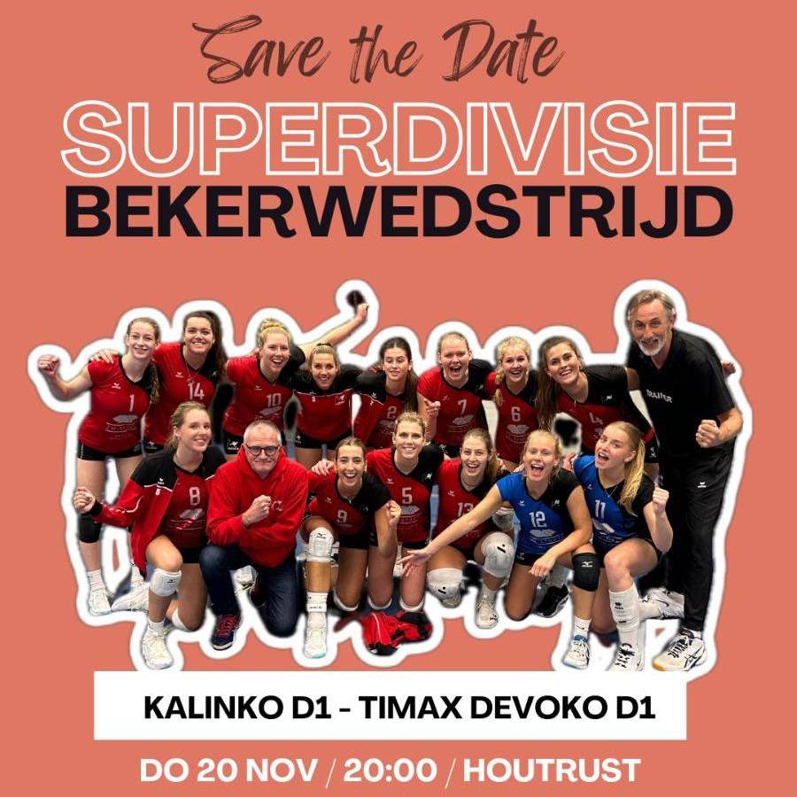 Dames 1 treft team uit superdivisie in derde bekerronde