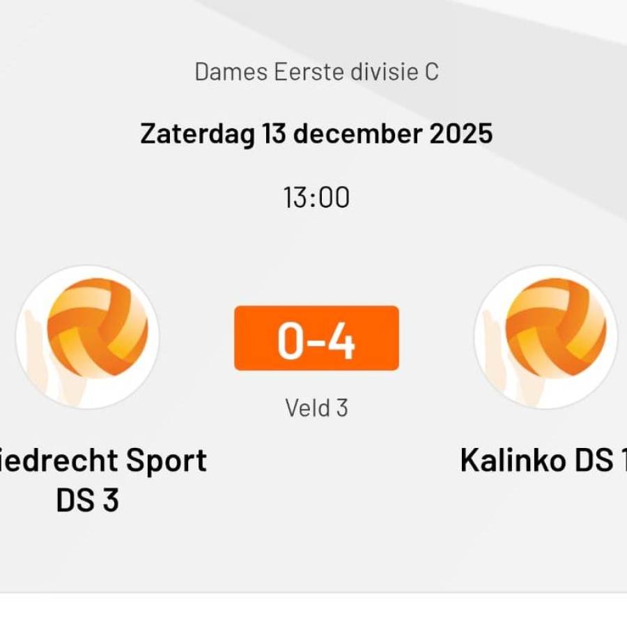 Dames 1 sluit de eerste helft van de competitie ongeslagen af 