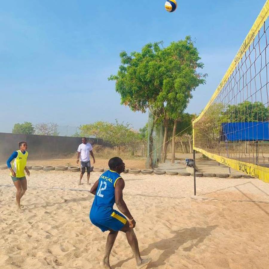 Verzoek om support voor volleybalclub in Benin
