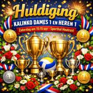 Zaterdag huldigen we Dames 1 en Heren 1