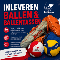 Informatie over het inleveren van de ballen en de ballentassen 