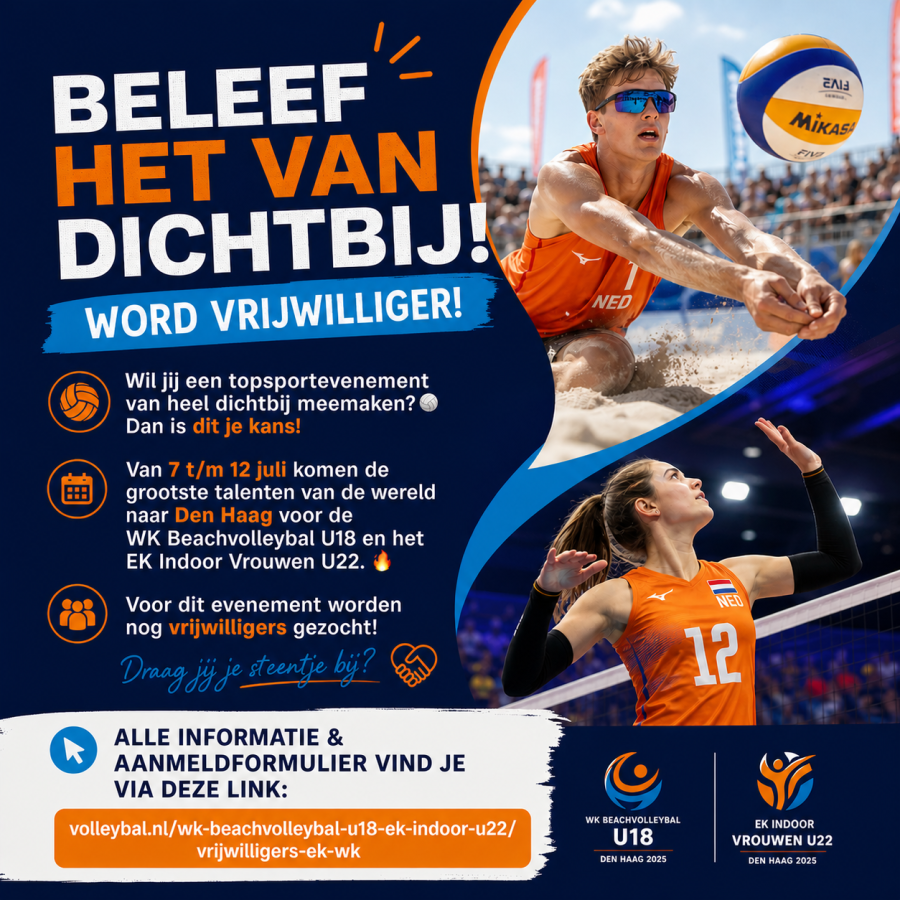 Vrijwilligers gezocht voor twee topsportevenementen
